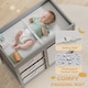 image 6 of AIYAPLAY Baby Changing Table with 4 Drawers, Nursery Diaper Baby Changing Unit for 0-12 Months (max. 11kg), with Mat, Infant Care Station for Bedroom Nursery | Grey