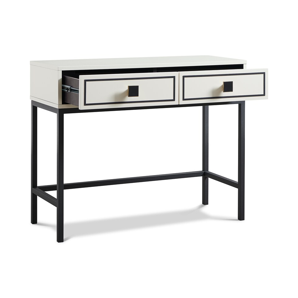 image 1 of Frank Olsen Furniture Mia Console Table White | White