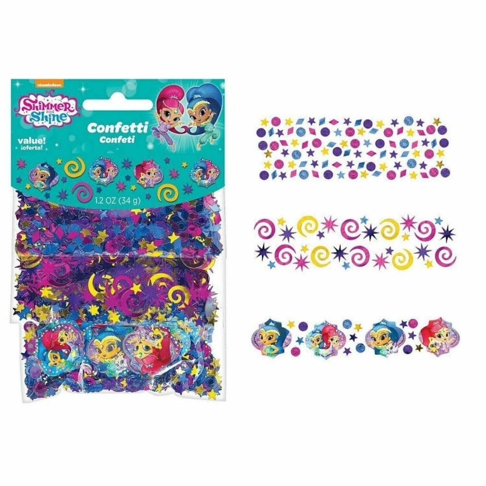 Shimmer And Shine Birthday Confetti - Multicoloured - One Size