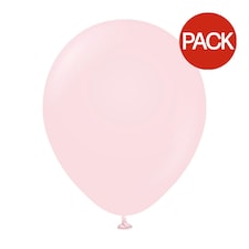 Kalisan Standard Latex Plain Balloons (Pack of 2) - Light Pink - One Size