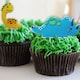 image 3 of Anniversary House Dino Party Pick Candles Pack of 5