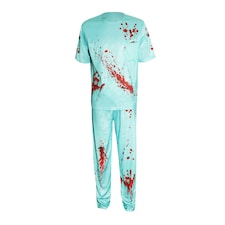 Bristol Novelty Mens Bloody Doctor Costume - Blue - S S