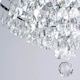 image 5 of BHS Elsa 4 Light Ceiling Light, Chrome