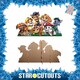 image 2 of Paw Patrol Group Shot Wide Lifesize Cardboard Cutout 94cm