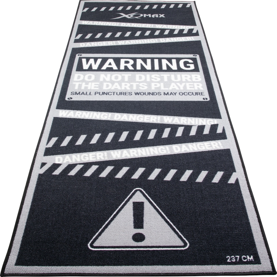 XQ Max Dart Mat Black with XQ Max design (Grey)