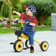 image 2 of AIYAPLAY Trike W/ Adjustable Seat Basket, Kids Tricycle for 2-5 Years Old Yellow