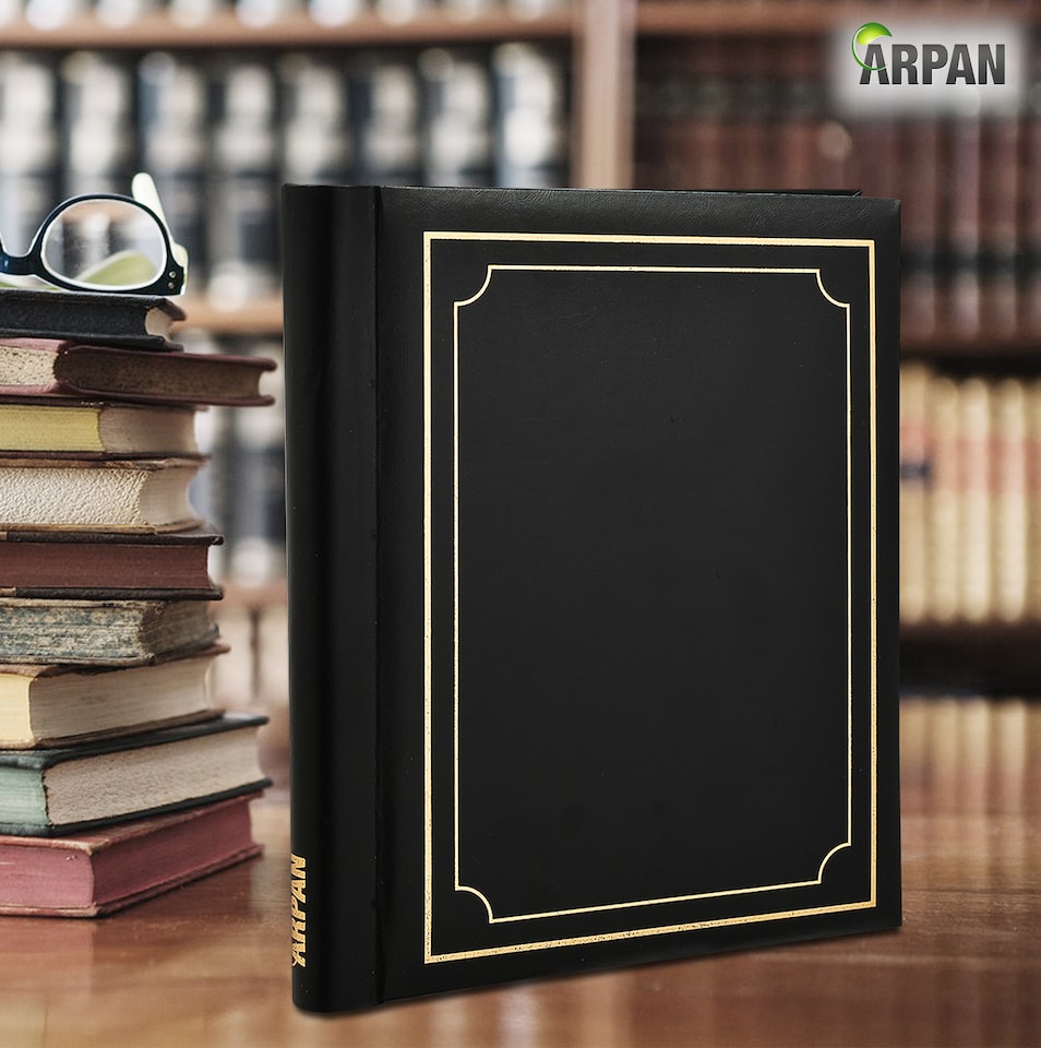 image 1 of ARPAN Self-Adhesive Photo Album – 20 Sheets / 40 Sides Spiral Bound Memory Book – Sticky Page Scrapbook Album for Various Sized Photos, Keepsakes & Special Memories