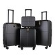 image 1 of 4 Pieces Premium Suitcase Set | Vanity + Cabin + Expandable Check-In