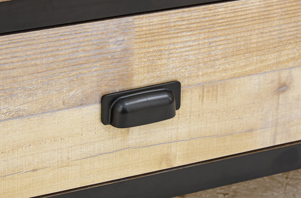 image 1 of Boston 2 Drawer Coffee Table | Brown | Oak