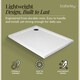 image 2 of Balterley Premium Rectangular Shower Tray | White | White | 1