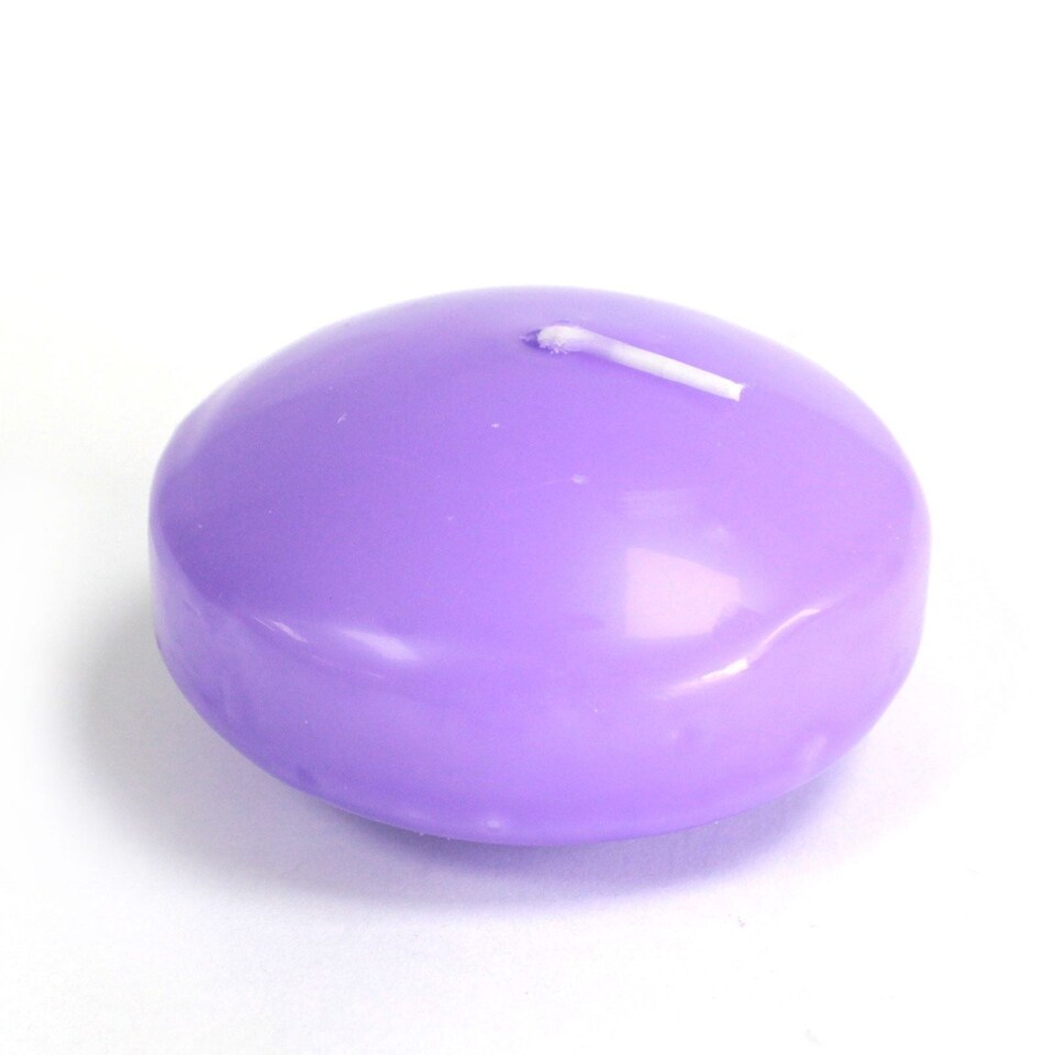 image 1 of Serenityy Large Floating Candle, Lilac, Unscented