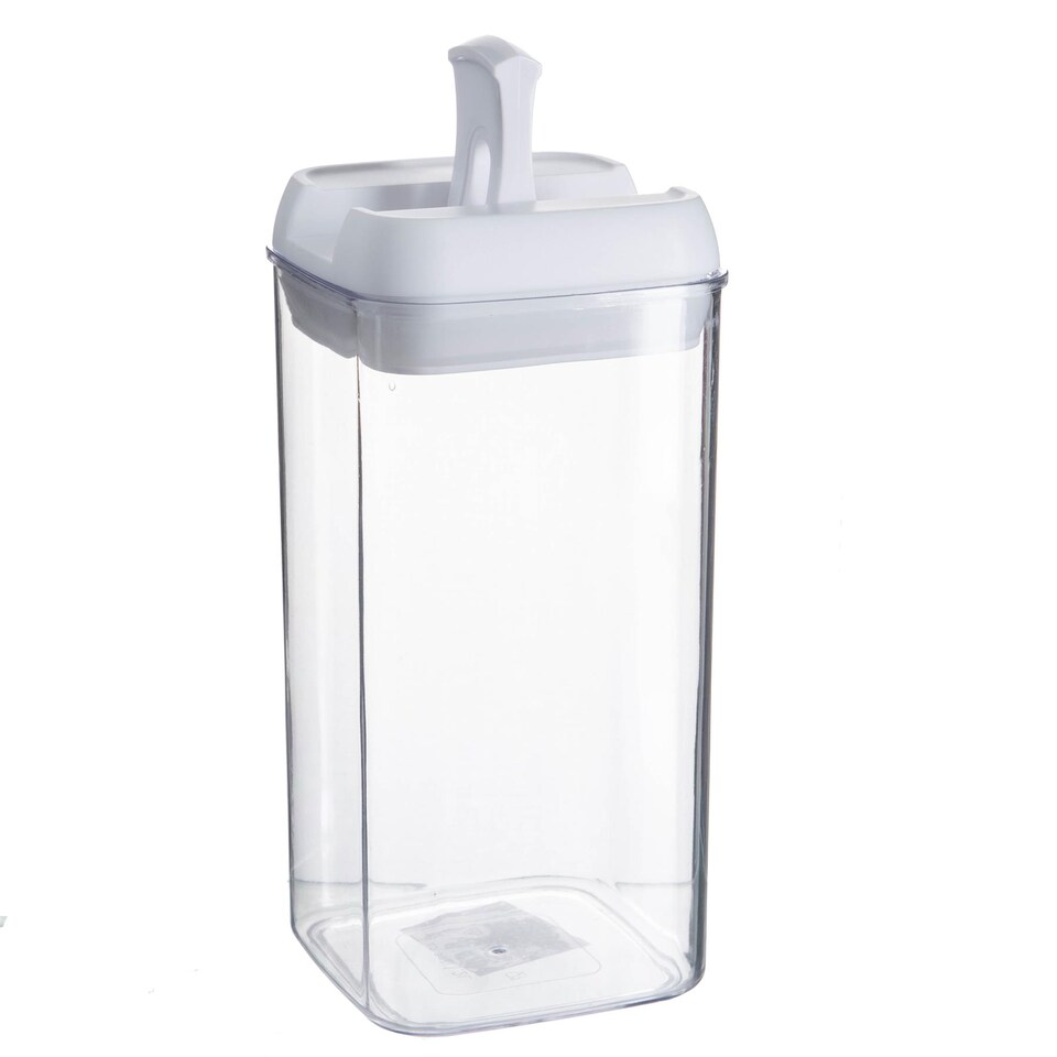 image 1 of Argon Tableware Flip Lock Plastic Food Storage Containers - 1.2 Litre - White - Pack of 3