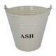 image 6 of Cream Coal Bucket With Lid & 5" Shovel Metal Ash Tidy Bin Coal Fire Log Burner