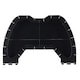 image 1 of Controller Shaped Mosaic Balloon Frame