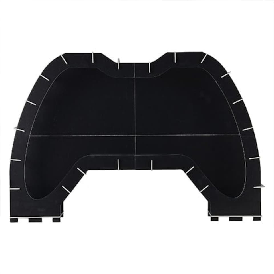 image 1 of Controller Shaped Mosaic Balloon Frame