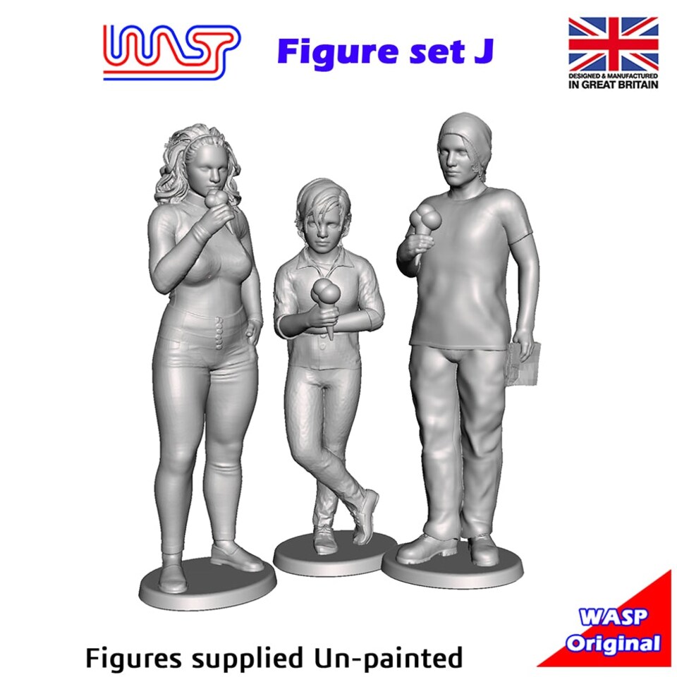 image 1 of Trackside Figure Scenery Display Set J New 1:32 Scale WASP