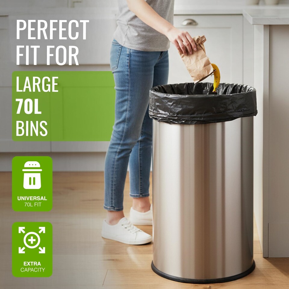 image 1 of Ecobag Everyday Bin Bags Heavy Duty Refuse Sacks Leak Resistant