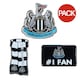 image 1 of Newcastle United FC Badge Set (Pack of 3) - Blue/Black/White - One Size