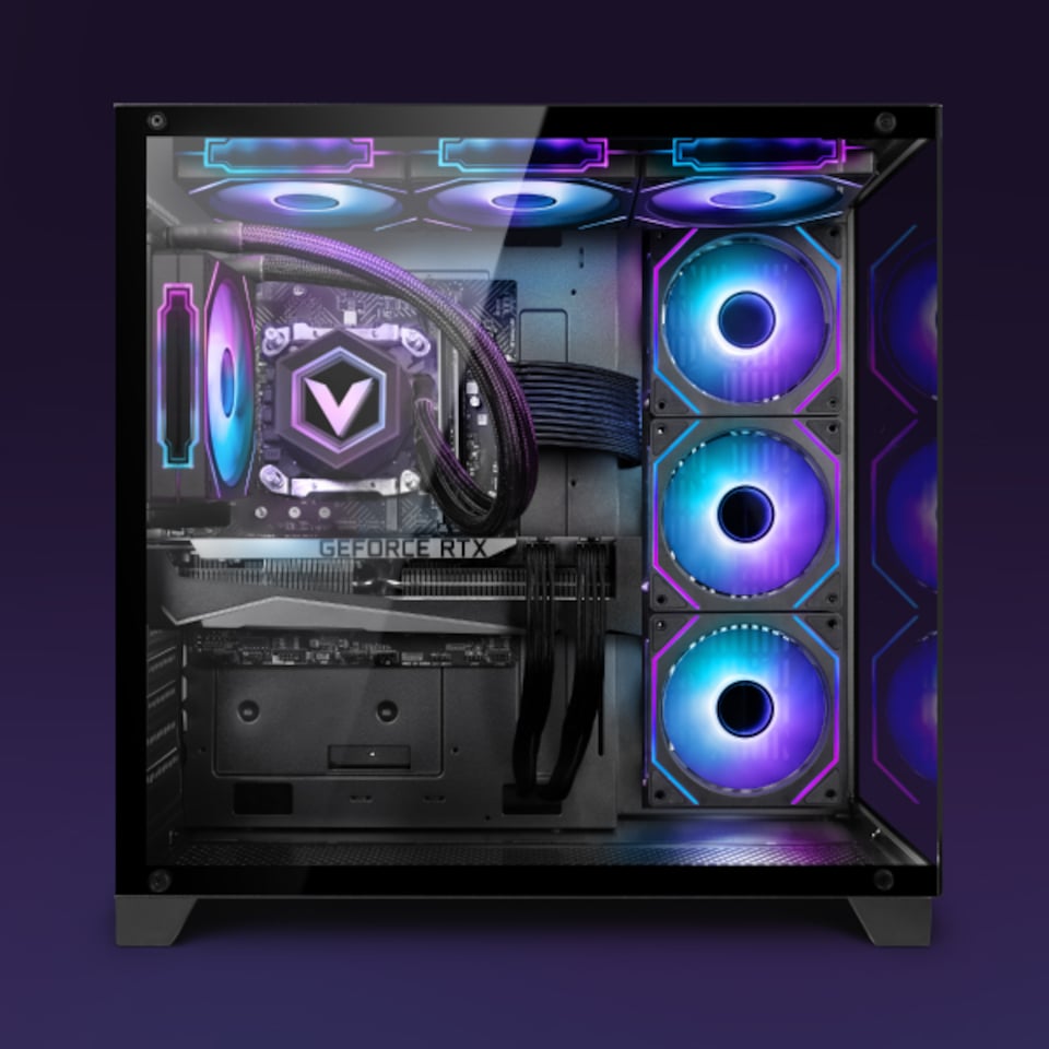 image 1 of Vibox Gaming PC - Intel i7 12700KF, RTX 5070 Ti, 32GB RAM, 1TB NVMe SSD, Windows 11