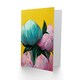 image 2 of Mothers Day Card Peony Blooms On Yellow For Her Wife Card