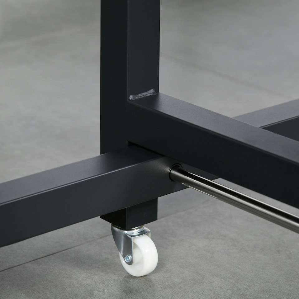 image 1 of HOMCOM Drop Leaf Kitchen Foldable Table Folding Table Foldable for Dining Room