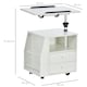 image 7 of HOMCOM End Table Nightstand 360° Adjustable Height and Angle P2 Particle Board