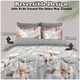 image 6 of VELVETIO Zenda Complete Duvet Cover Set with Fitted Sheet Soft Printed Bedding Bedset Multi | King