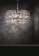 image 3 of Gelid Chandelier Cylindrical Pendant Chrome & Crystal, 4 Light, E27