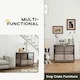 image 5 of PawHut 80cm Dog Crate Furniture Dog Cage End Table Indoor w/ Doors, Cushion