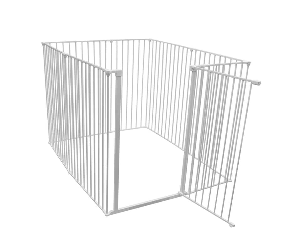 image 1 of Bettacare Extra Tall Pet Pen, 118cm x 144cm, White, 105cm High, Dog Pen for Pets, Dogs and Puppies, Easy Installation | White | Not provided | 1