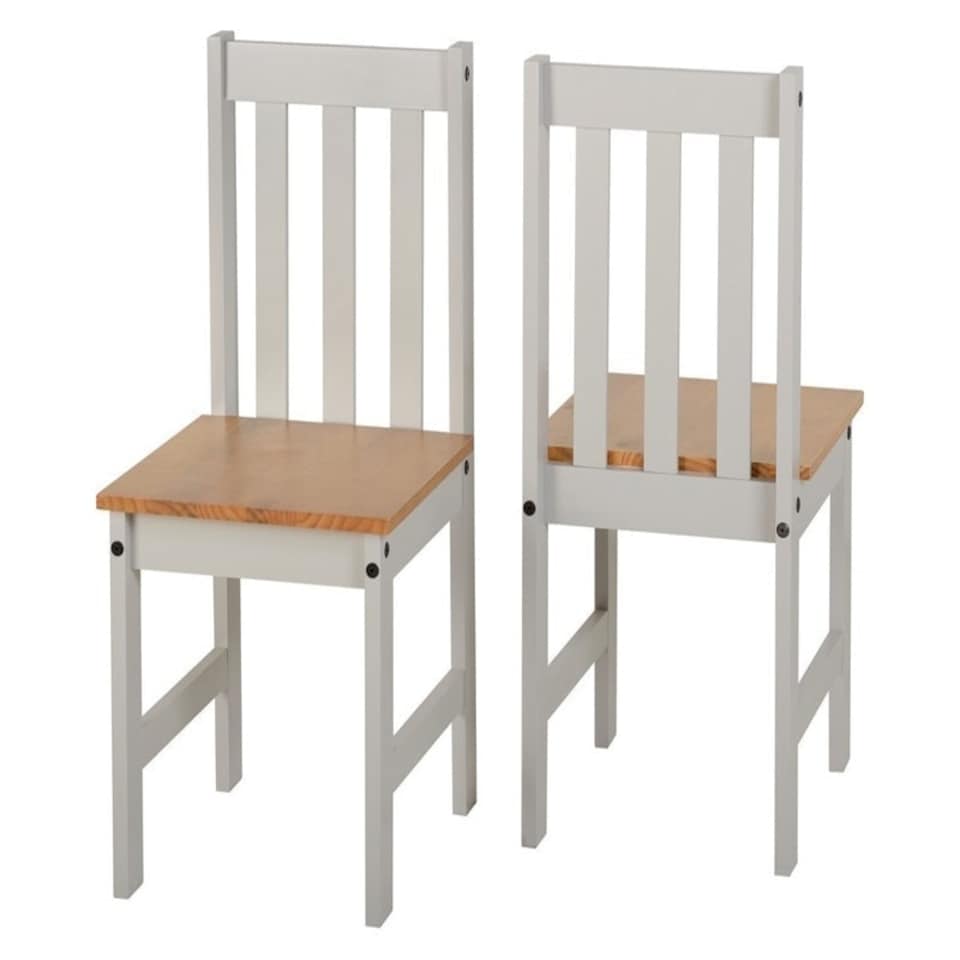 image 1 of Ludlow 1+2 Dining Set - Grey/Oak Lacquer Brown