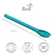 image 2 of Zeal Silicone Jar & Mayo Spoon, Long Handle Jar Spoon, Aqua
