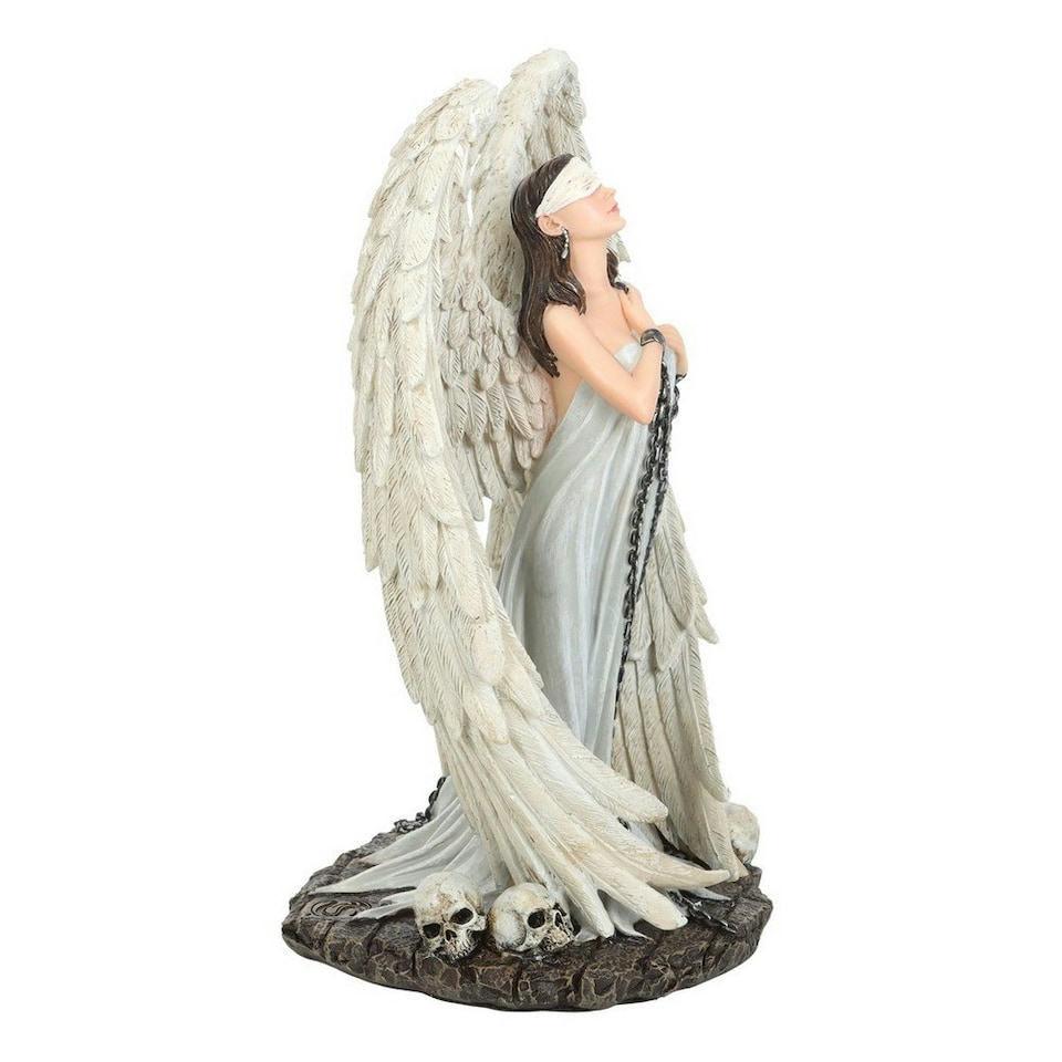 image 1 of Spiral Direct Captive Angel Figurine - White/Black - One Size
