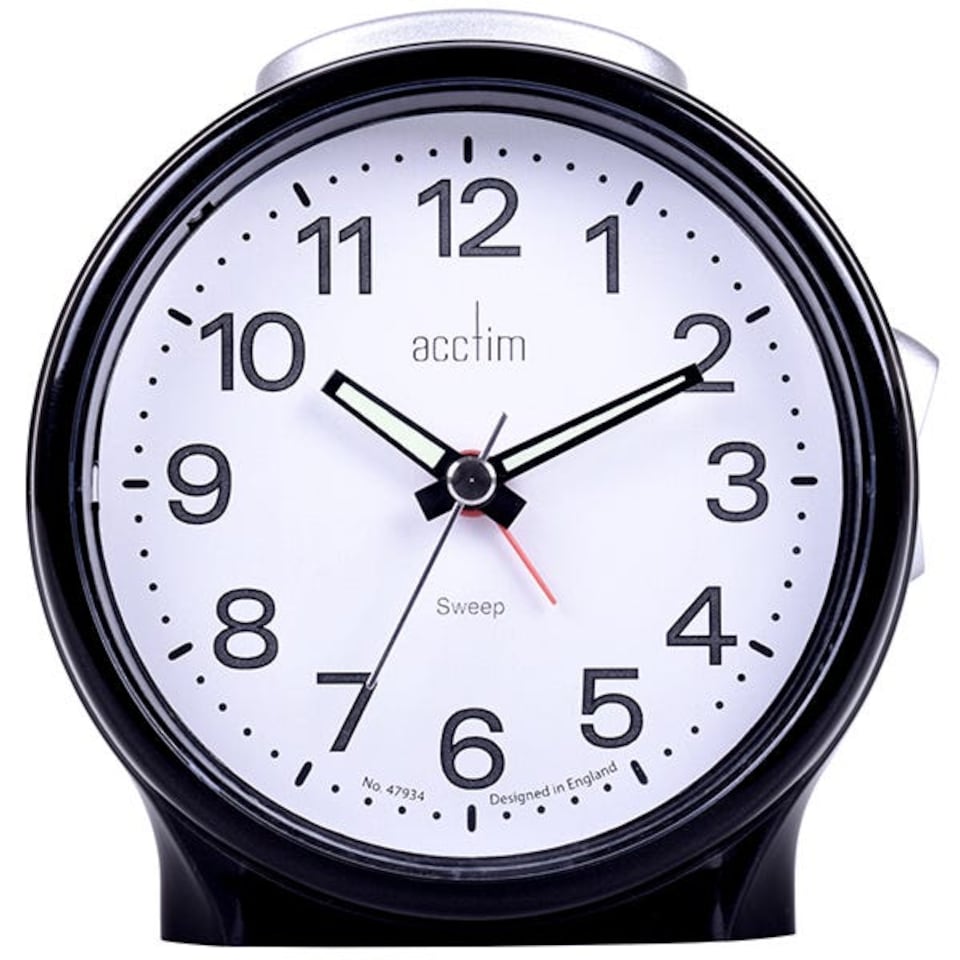 image 1 of Acctim Elsie Alarm Clock Black