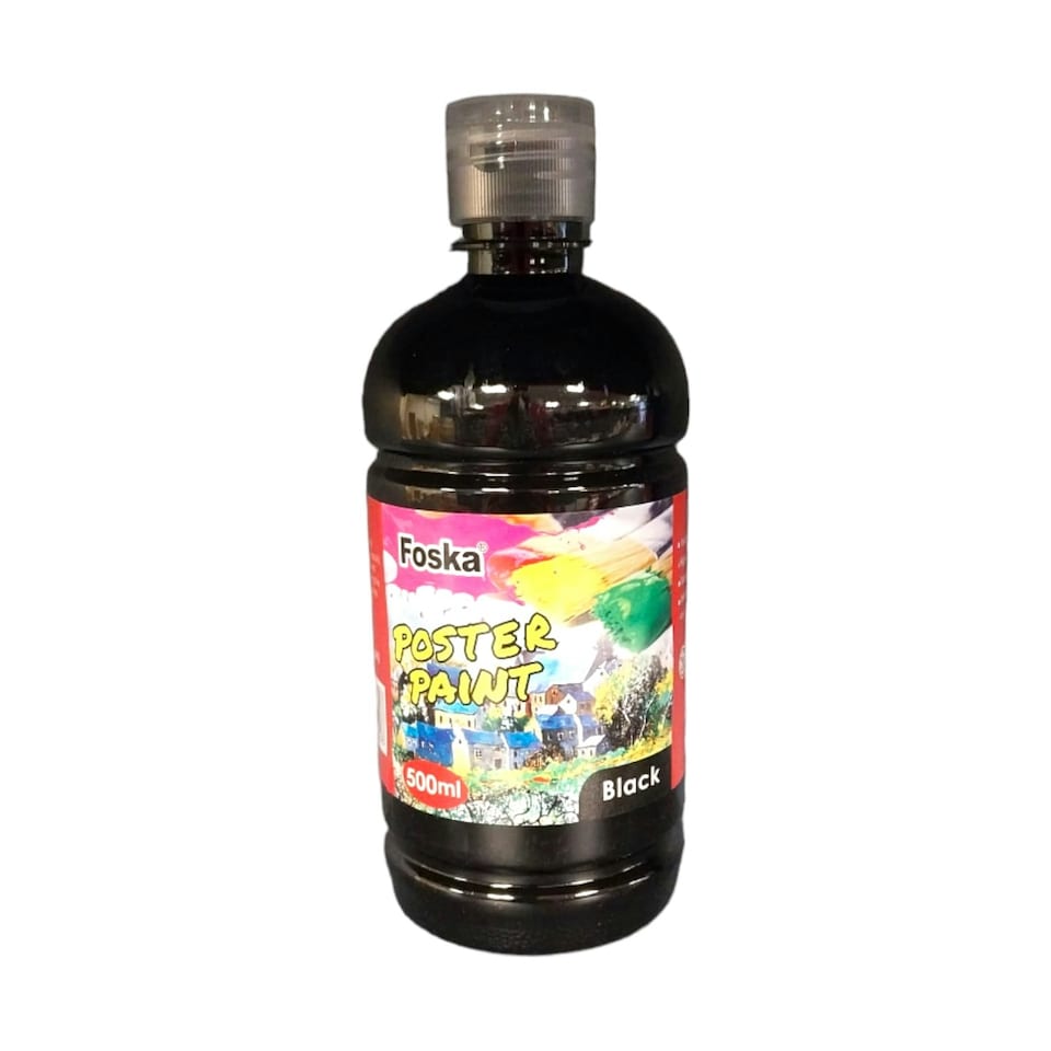 image 1 of 500ml Black Poster Color Paint