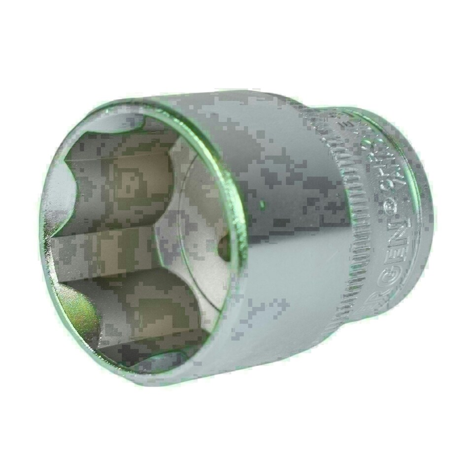 image 1 of 1/2" Drive 27mm Metric Super Lock Shallow 6-Sided Single Hex Socket Bergen