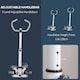 image 5 of HOMCOM Adjustable Twist Stepper Step Machine For Home Gym Aerobic Workout