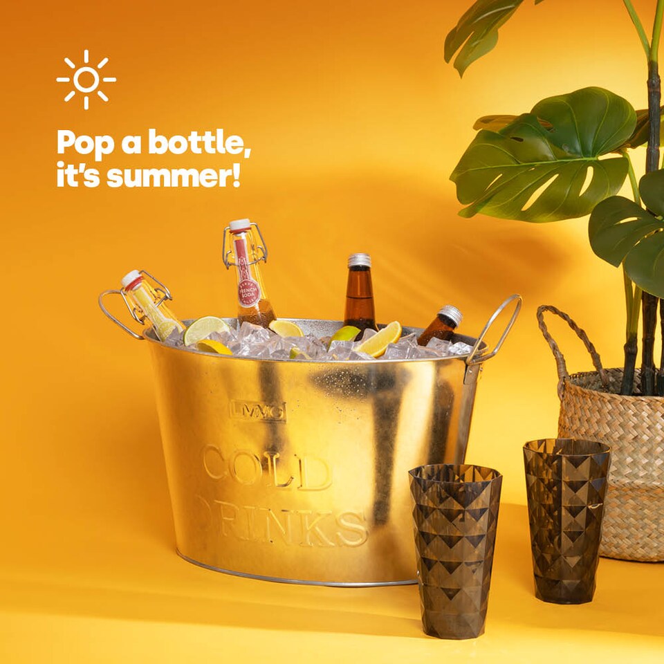 image 1 of Galvanised Ice bucket & Champagne Bath