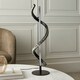 image 2 of Pagazzi Hyde Matte Black And Crystal LED Table Lamp