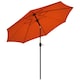 image 1 of Outsunny 2.6M Patio Umbrella Outdoor Sunshade Canopy w/ Tilt and Crank Orange