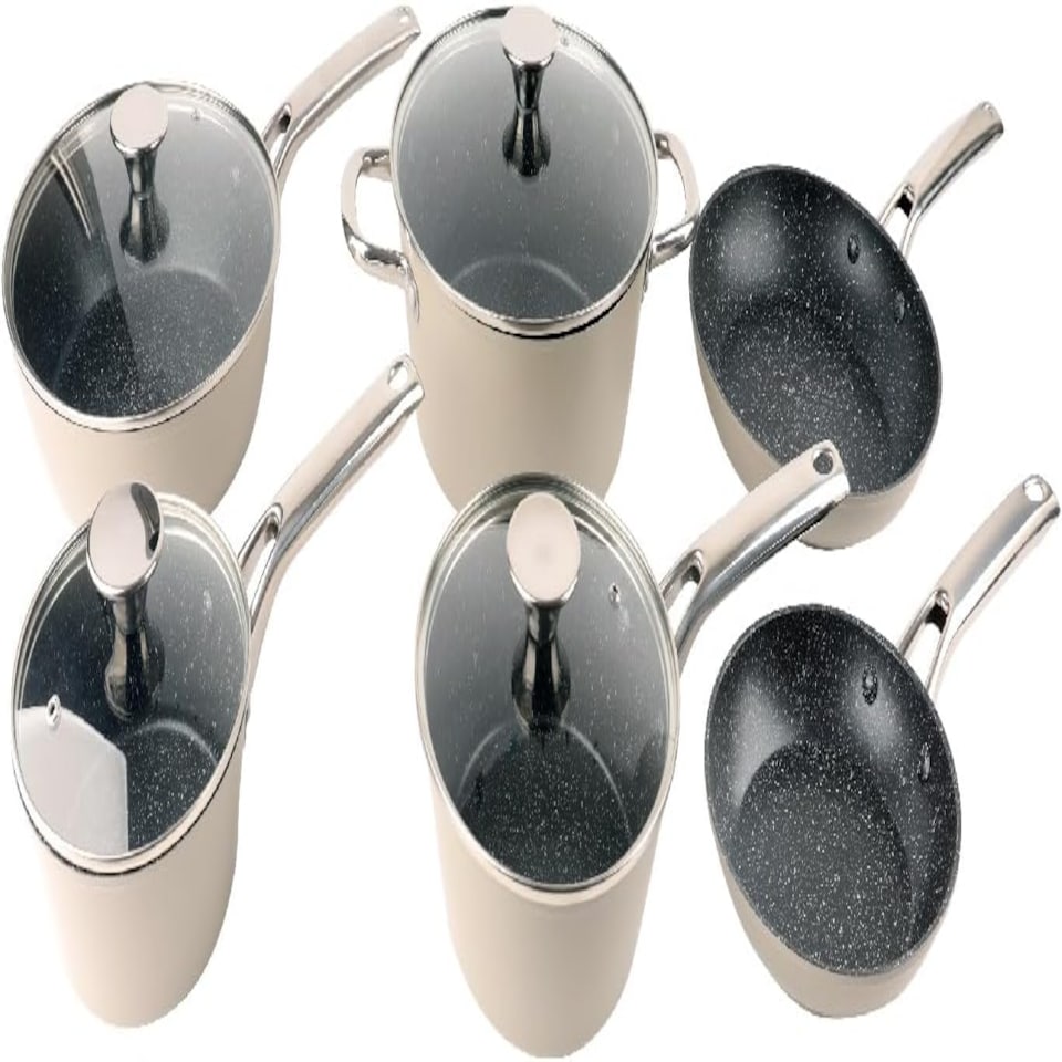 image 1 of Alivio 10Pc Aluminum Alloy Cookware Set Non-Stick & Easy to Clean
