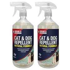Spear & Jackson Cat & Dog Repellent Spray - Citrus Scent 2 x 500ml