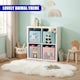 image 4 of The Magic Toy Shop Set Of 4 Animal Storage Boxes Foldable Blue Cubes