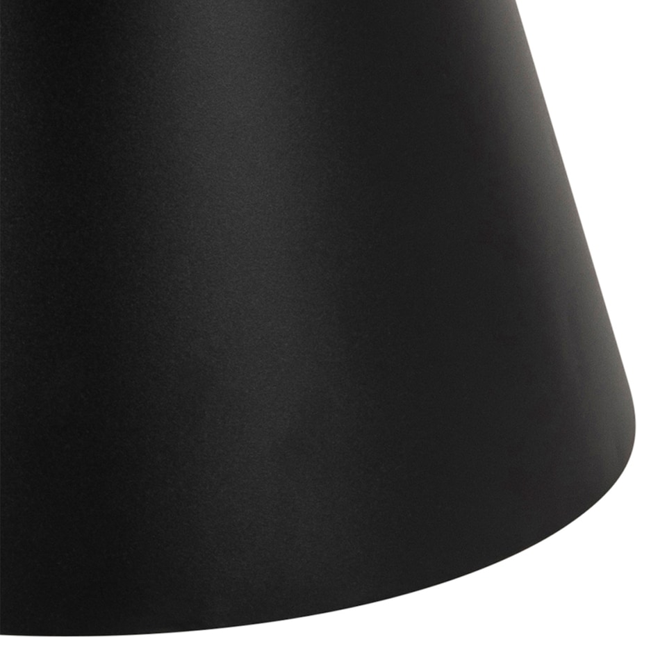 image 1 of Soli Round Ceramic Coffee Table in Black 45,7x45cm