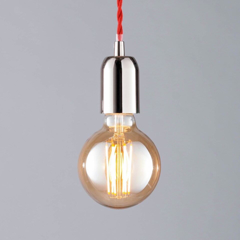 image 1 of BHS Red Twisted Cable Kit, Polished Nickel