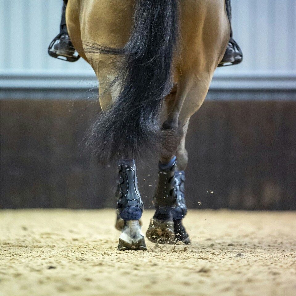 image 1 of LeMieux Ultra Mesh Snug Boots Hind Blue | Large
