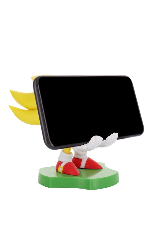 image 1 of Cable Guys Holdems Sonic The Hedgehog Super Mini Phone Stand and Device Holder