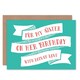 image 1 of Love Striped Scroll Design Sister Birthday Card
