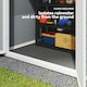 image 5 of Outsunny Garden Shed 6'x4.5' Plastic Tool Storage House w/ Lockable Double Doors
