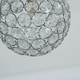 image 1 of ValueLights Ella Chrome Sphere Globe Jewel Flush Ceiling Light with LED Bulb | Silver